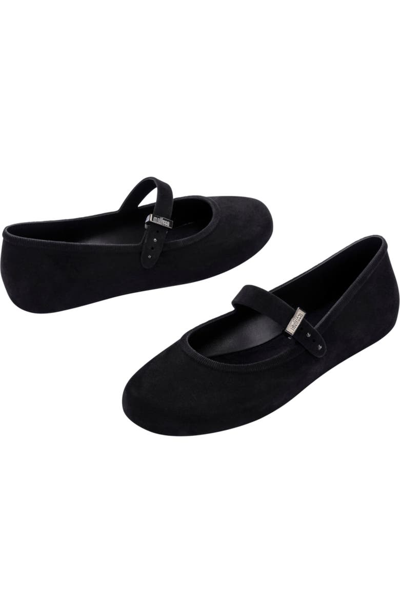 Melissa Soft Velvet Ballerina Flat, Alternate, color,
