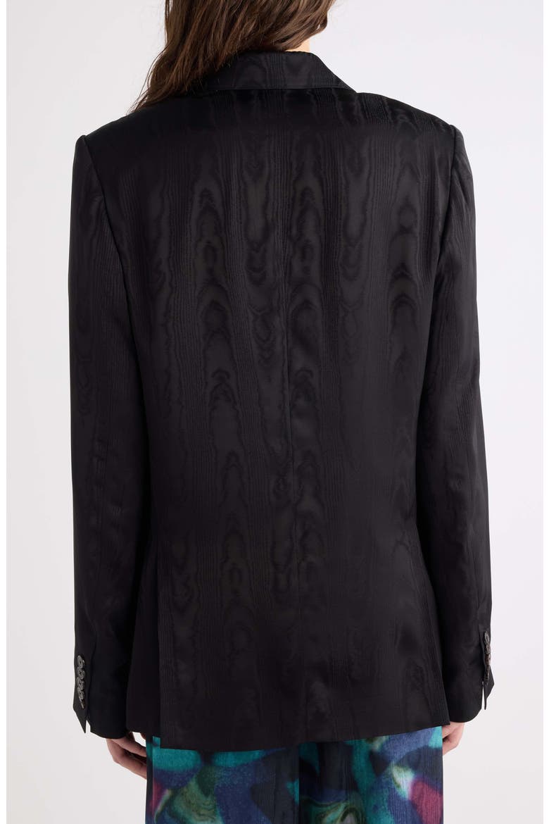 Barrysta Moire Double Breasted Jacket, Alternate, color, BLACK