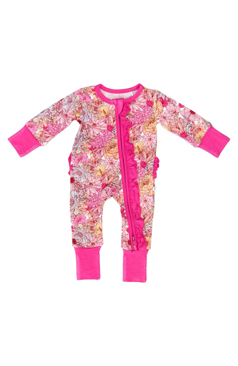 Laree + Co Journee Ruffle Convertible Footie, Main, color, 