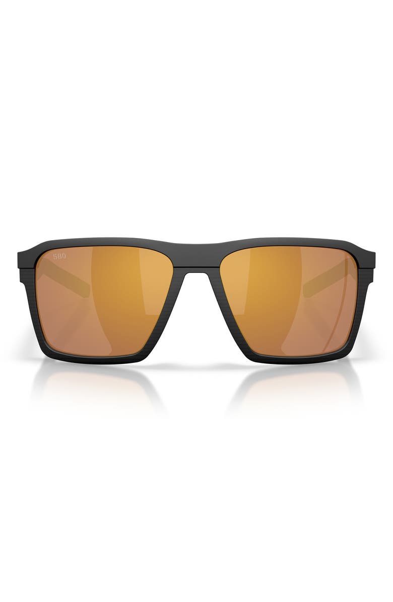 Costa Del Mar Antille 58mm Polarized Square Sunglasses, Main, color,