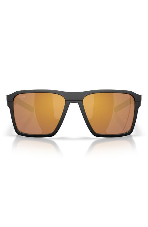 Antille 58mm Polarized Square Sunglasses