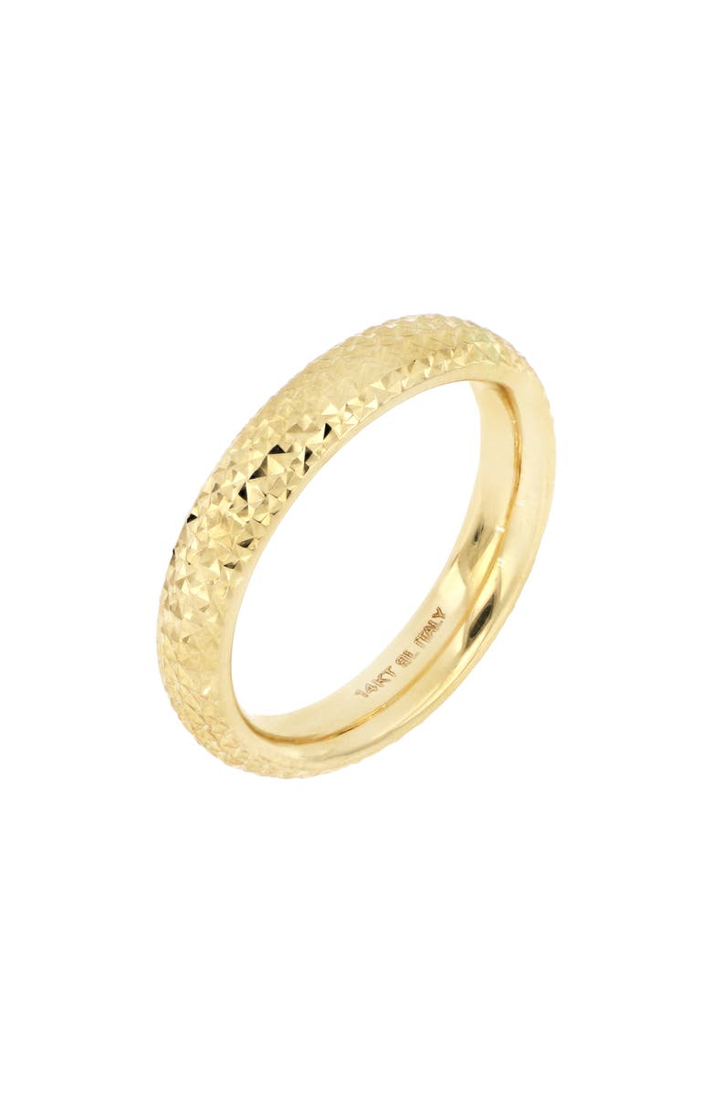 Bony Levy 14K Yellow Gold Textured Band Ring, Main, color, 14Kyg