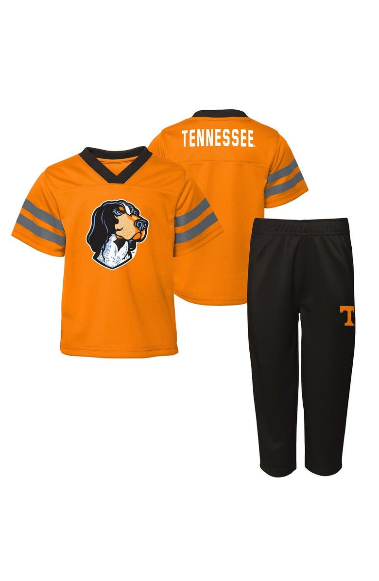 Outerstuff Toddler Tennessee Orange Tennessee Volunteers Two-Piece Red Zone Jersey & Pants Set, Main, color, 