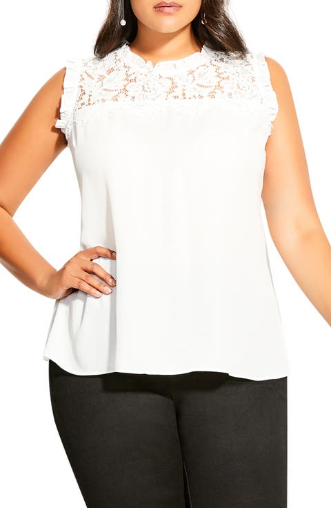 Angel Sleeveless Top (Plus Size)