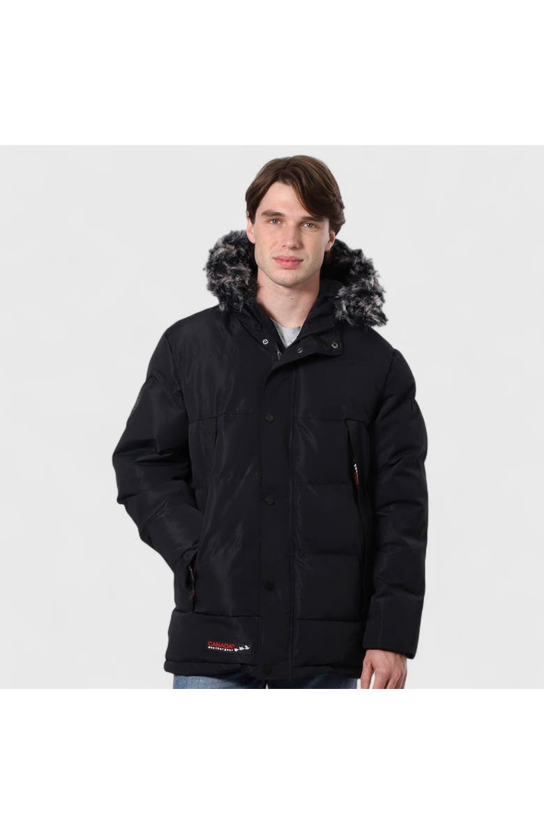 CANADA WEATHER GEAR Men's Heavyweight Parka, Main, color, 