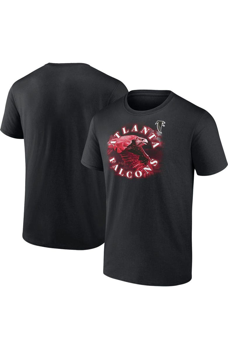 FANATICS Men's Fanatics Branded Black Atlanta Falcons Big & Tall Sporting Chance T-Shirt, Main, color, Black