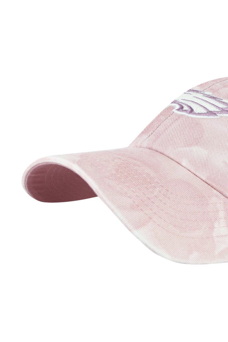 Women's '47 Pink Philadelphia Eagles  Gardenia Clean Up Adjustable Hat, Alternate, color, Pink