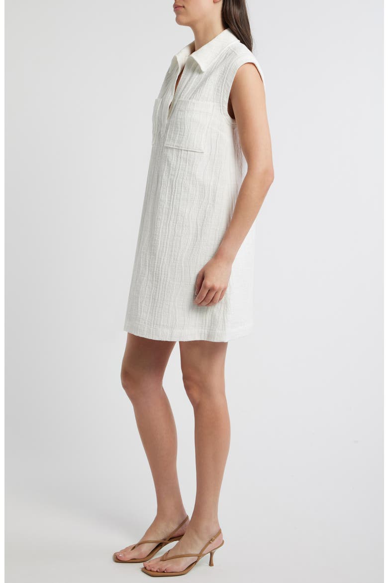 Daratela Sleeveless Shift Dress, Alternate, color, WHITE