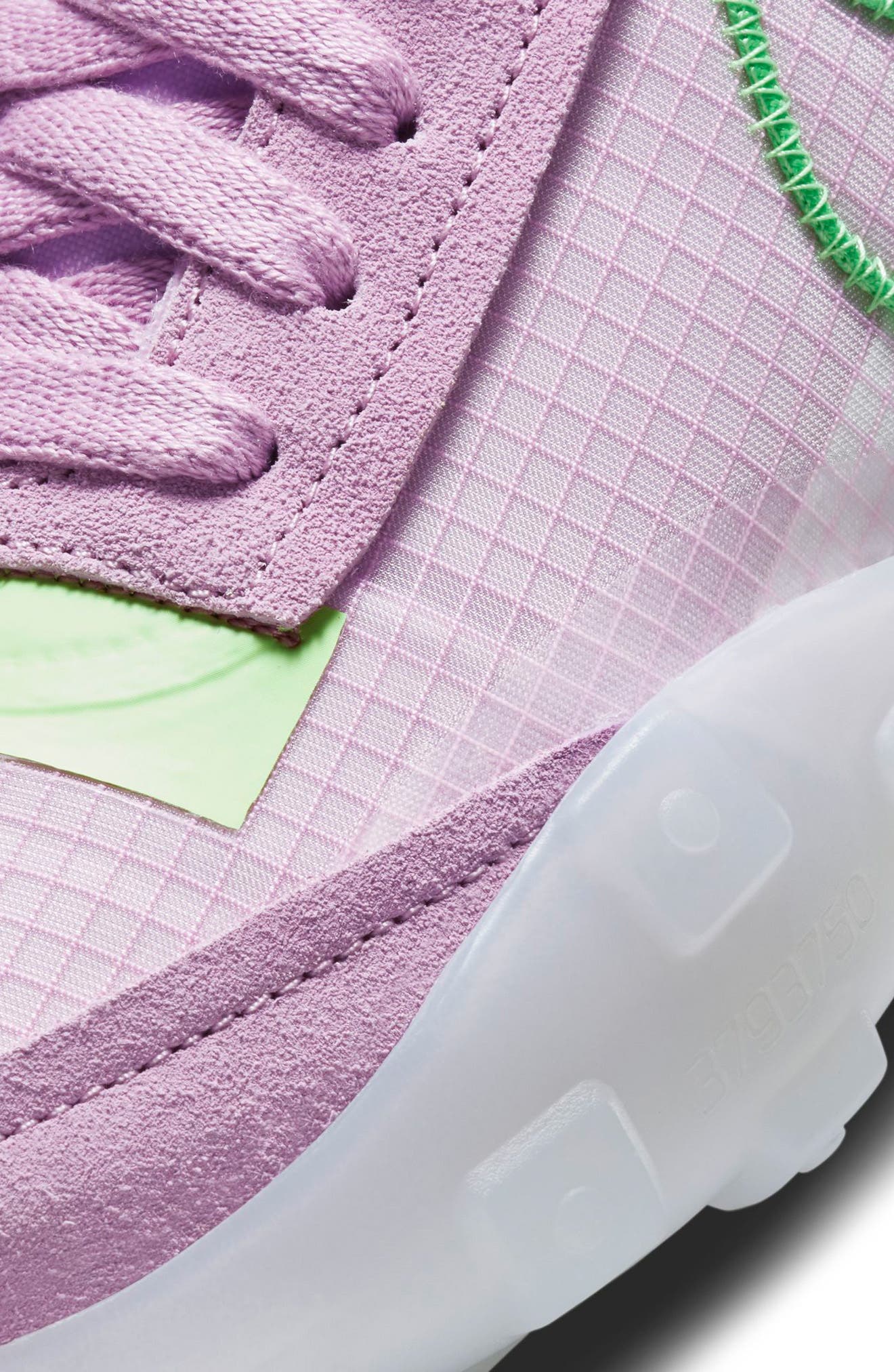 Waffle Racer 2X Sneaker, Alternate, color, ARCTIC PINK/ GREEN/ GREY FOG