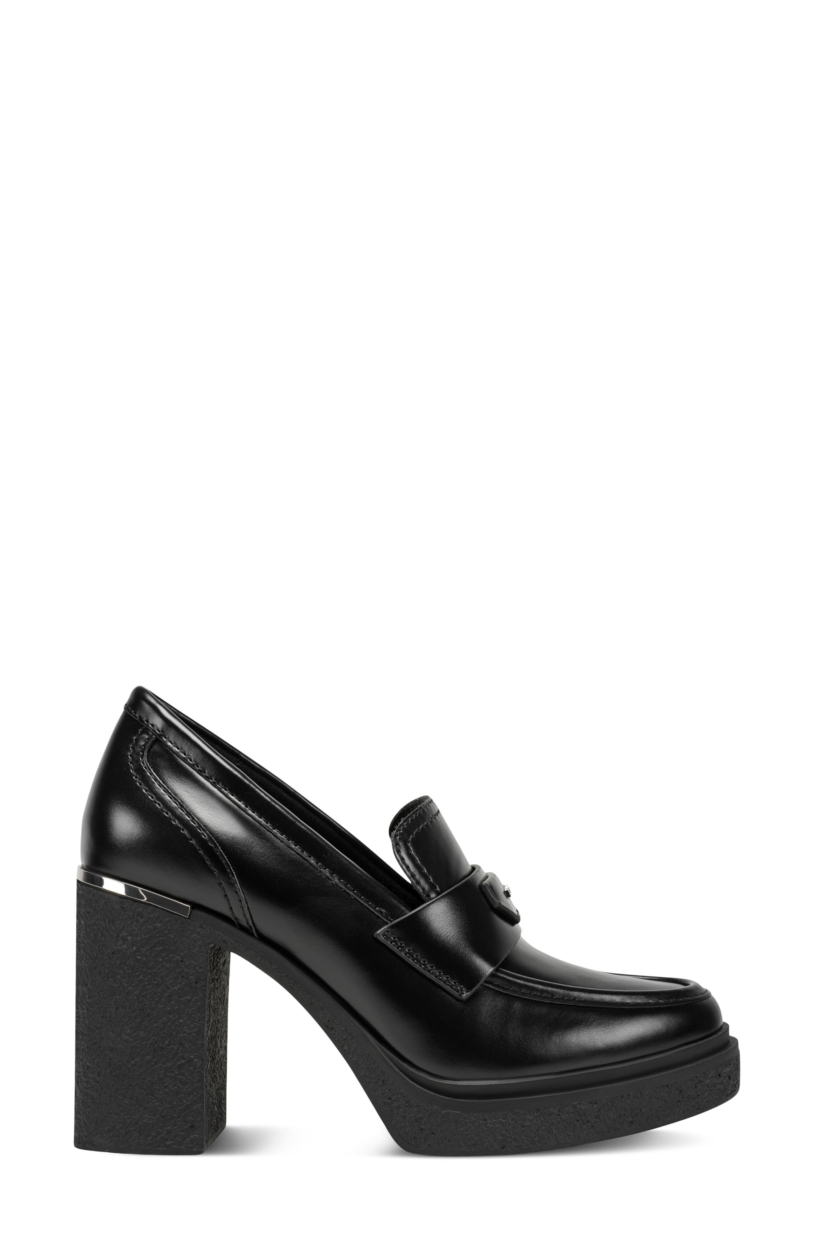 DKNY Tafani Block Heel Loafer, Alternate, color, 