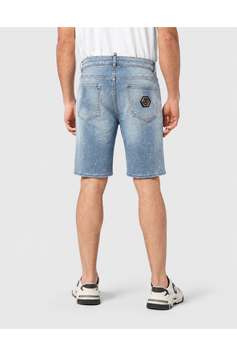 Denim Formentera Shorts Basic Men, Alternate, color, Strong Ocean