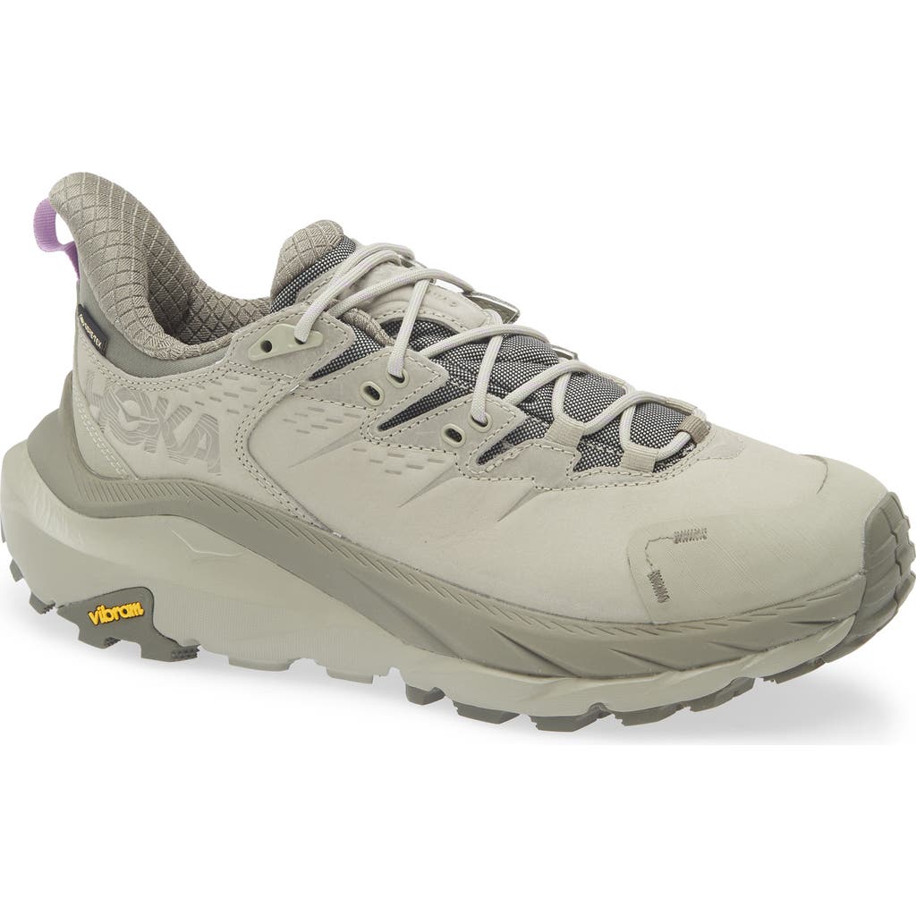 Hoka Kaha 2 Gtx Gore-tex® Waterproof Trail Running Shoe In Slate/barley