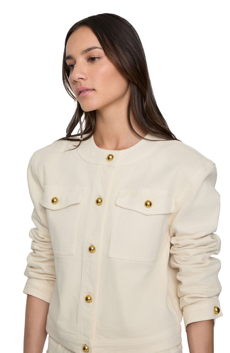 Rebecca Minkoff Arlo Patch Pocket Denim Jacket, Alternate, color, 