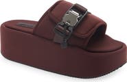 DKNY Vizer Platform Slide Sandal