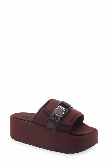 DKNY Vizer Platform Slide Sandal