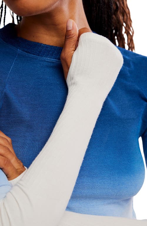 Free People Take Flight Layer Top In Blue