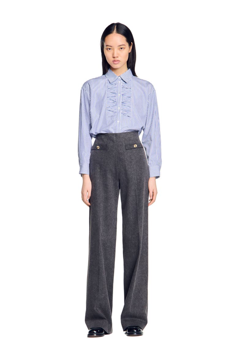 High-rise jeans, Alternate, color, Grey