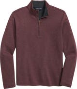 Brooks Brothers Herringbone Double Face Half Zip