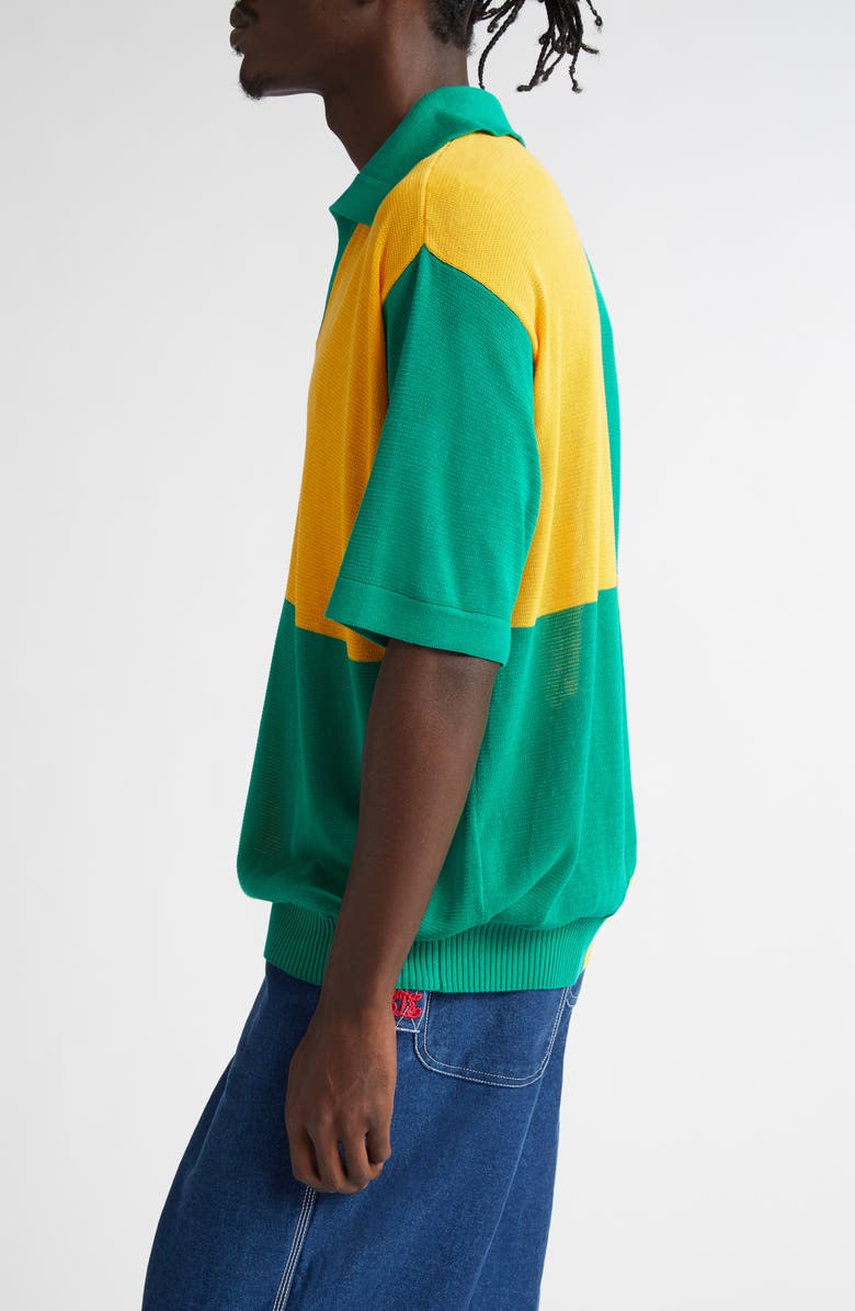 Bode Checker Polo, Alternate, color, Yellow Green