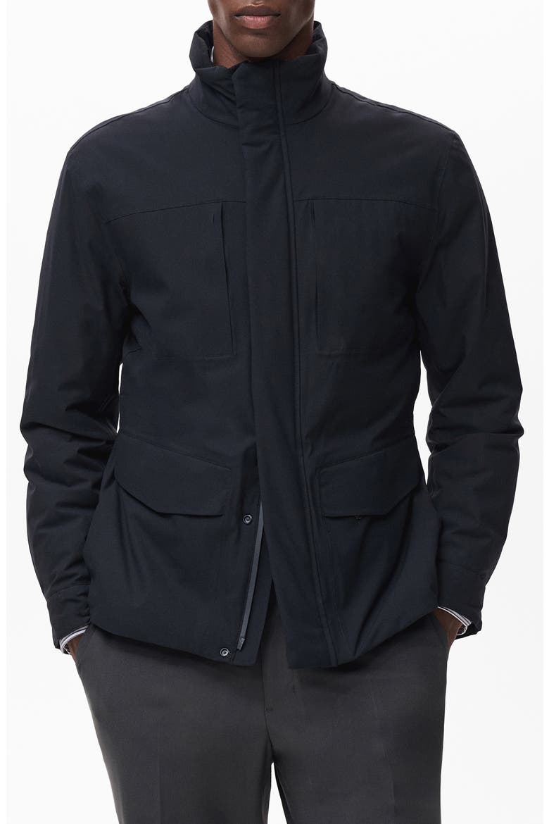 Waterproof Thermolite® Jacket, Main, color, NAVY