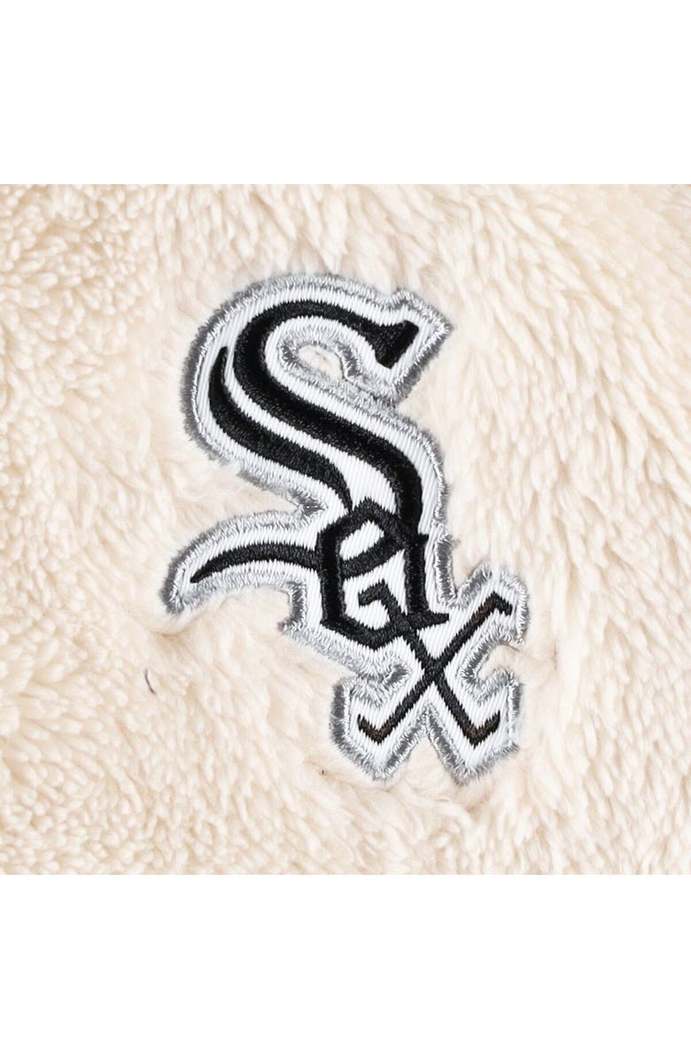 G-III 4HER BY CARL BANKS Women's G-III 4Her by Carl Banks Oatmeal/Black Chicago White Sox Shuffle It Raglan Full-Zip Hoodie, Alternate, color, Oatmeal