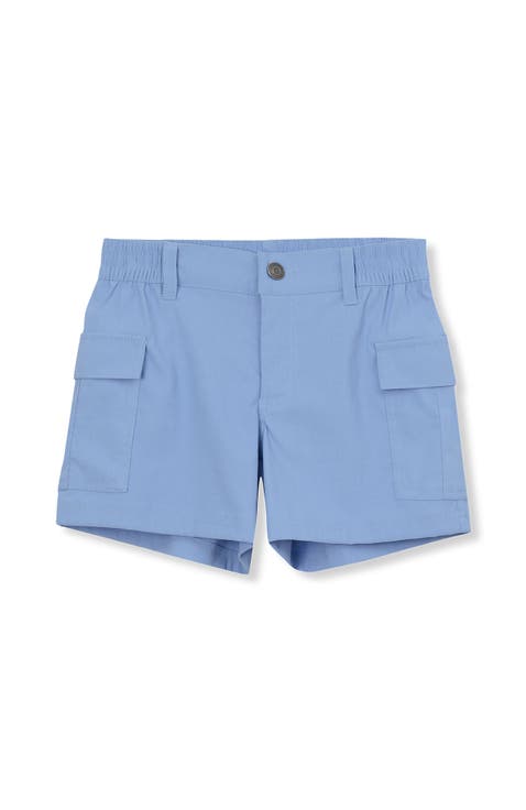 Girls Woven Utility Shorts