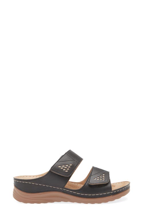 Extreme By Eddie Marc Laser Cut Wedge Sandal