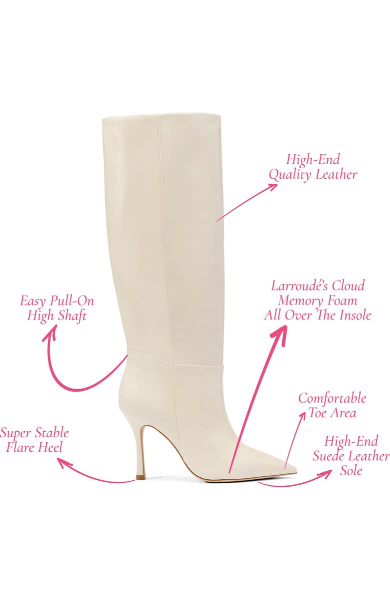 Larroudé Kate Boot, Alternate, color, Ivory