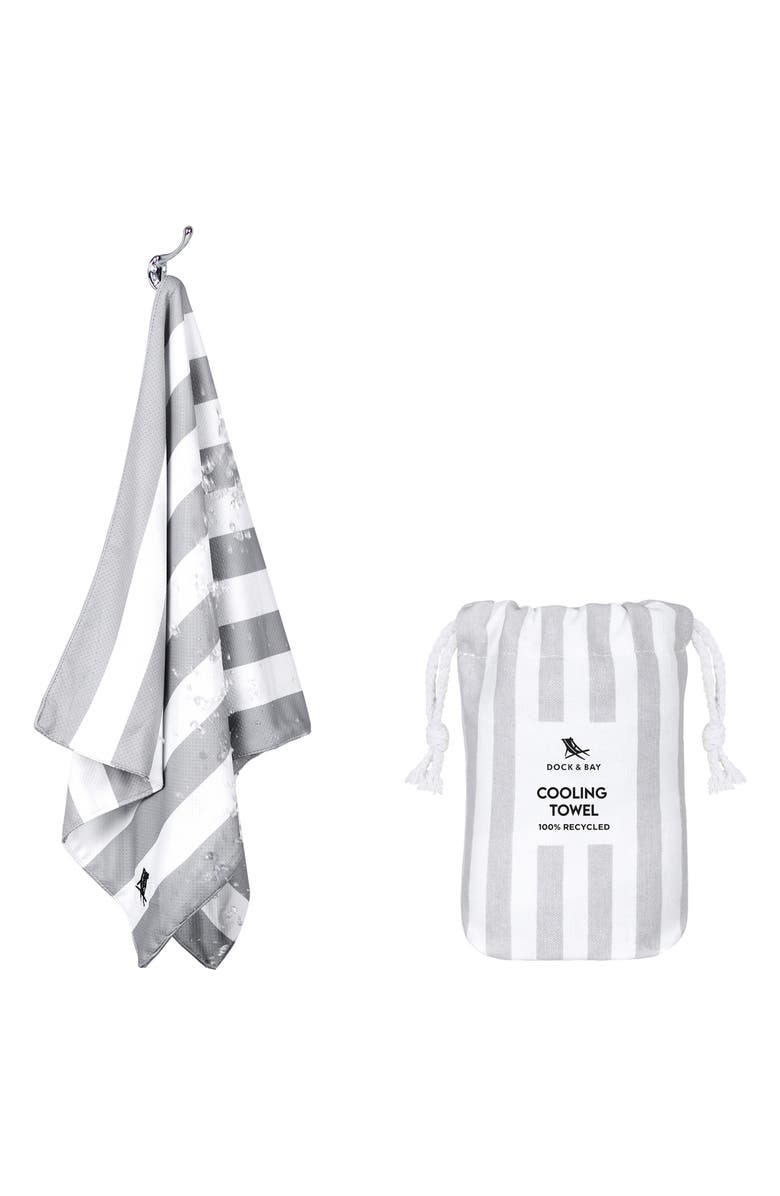 DOCK AND BAY Cooling Towel, Alternate, color, Goa Grey