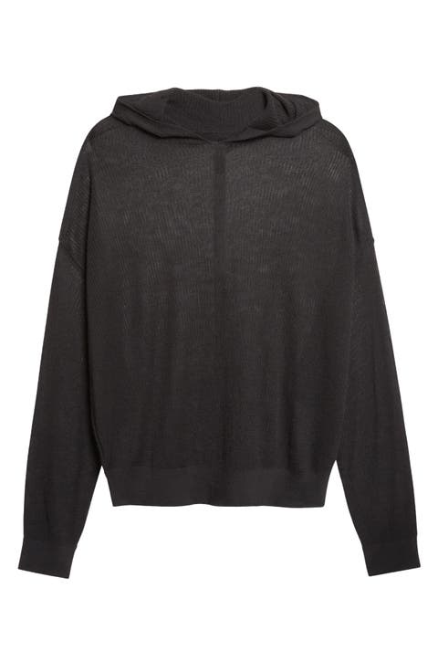 Hun Oversize Rib Cashmere Hoodie