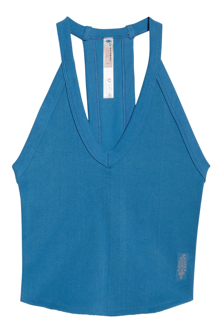 FP Movement All Clear Crop Racerback Tank, Alternate, color, CELESTIAL BLUE