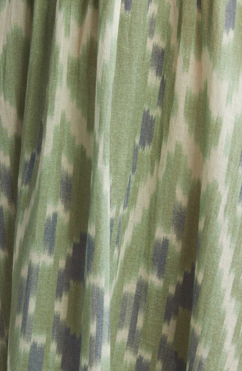Faherty Ikat Print Organic Cotton Cover-Up Caftan, Alternate, color,