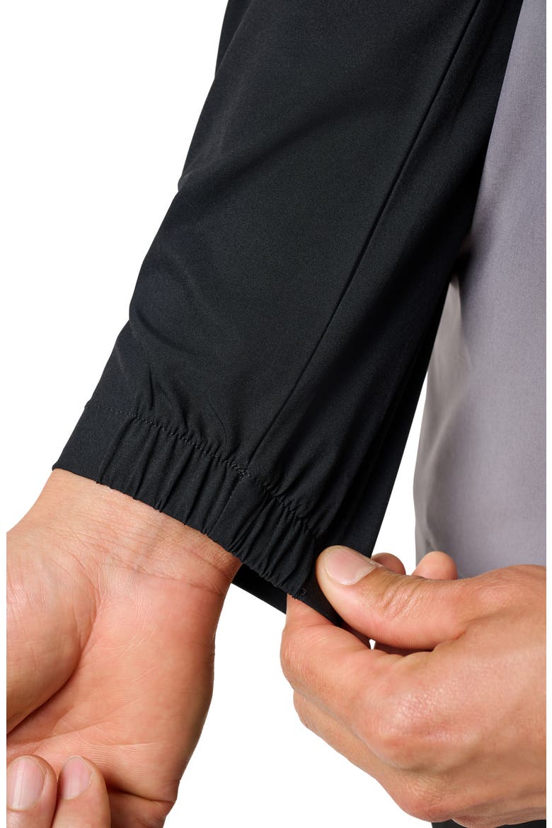 Meridian Quarter Zip Tech Hoodie, Alternate, color, BLACK