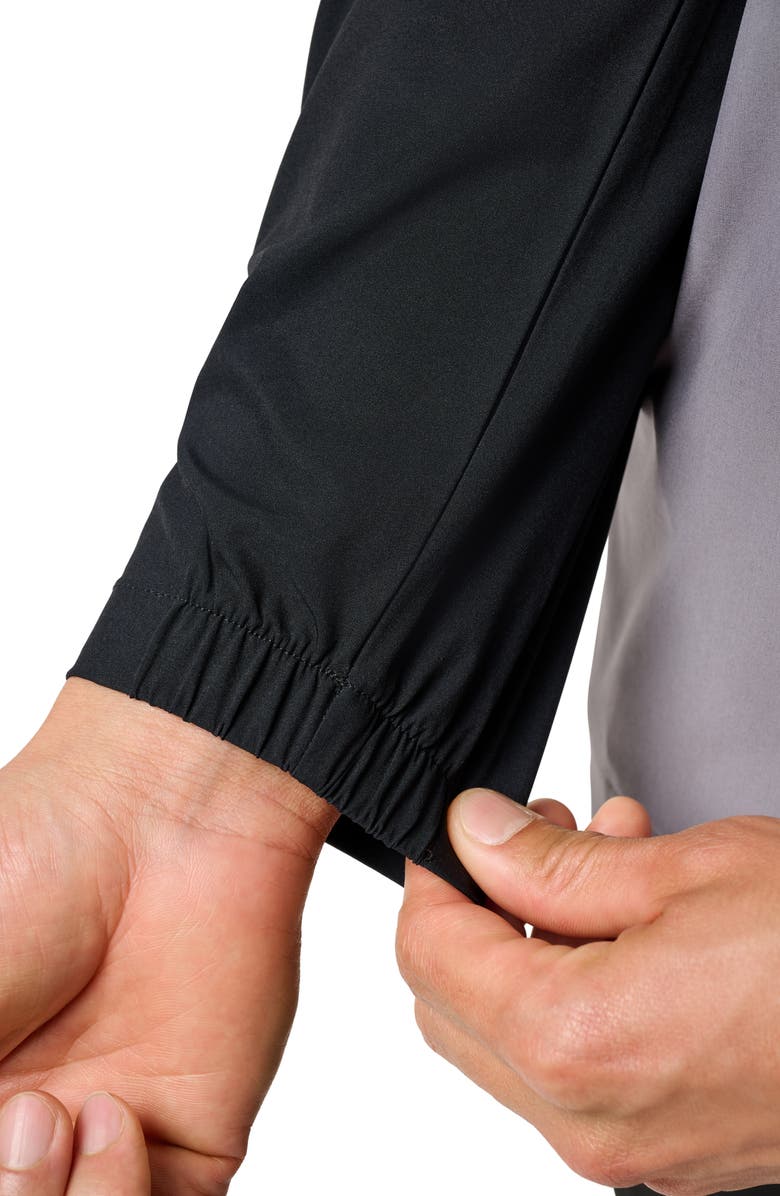 TravisMathew Meridian Quarter Zip Tech Hoodie, Alternate, color, Black