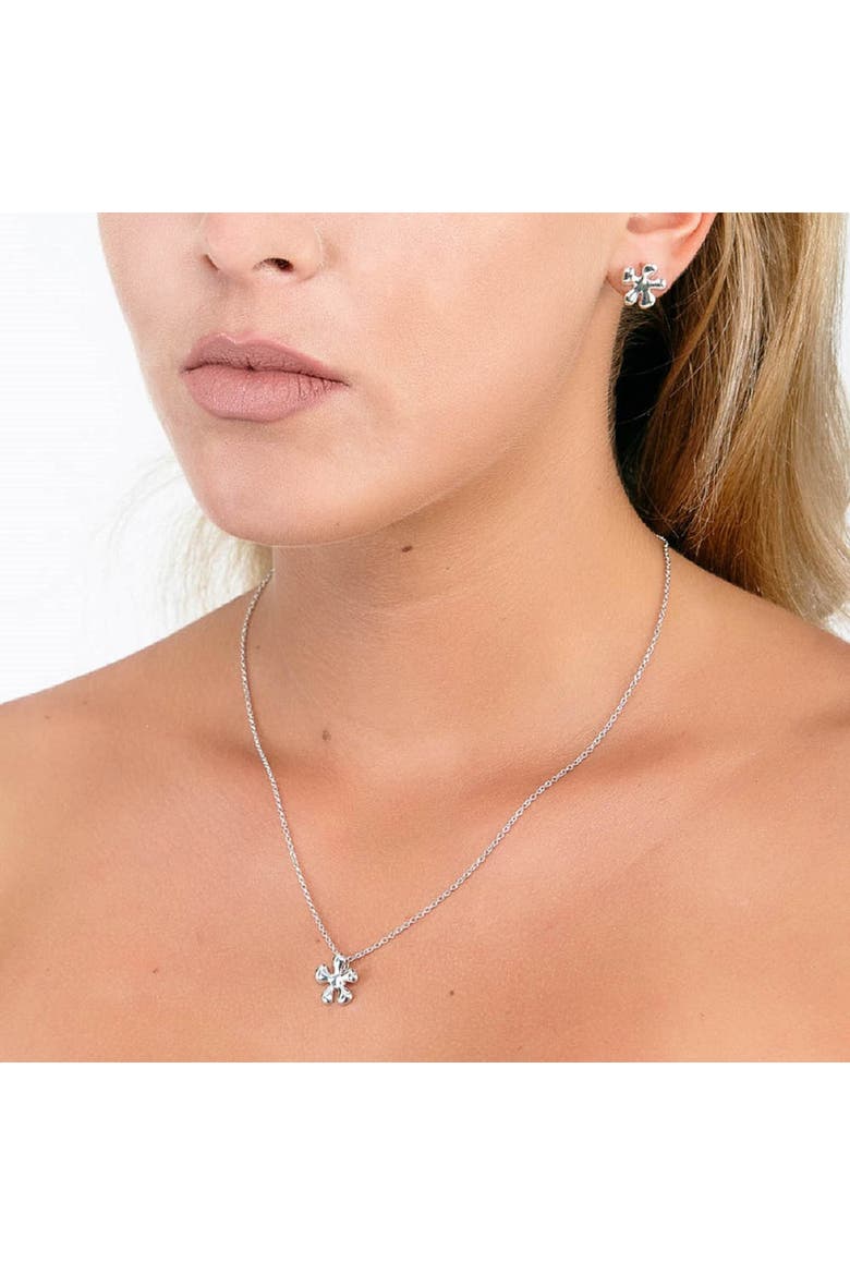 Cute Splash Pendant, Alternate, color, Sterling Silver