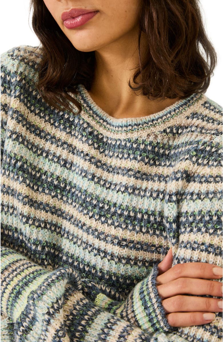 FatFace Soraya Stripe Crew Neck Sweater, Alternate, color, 