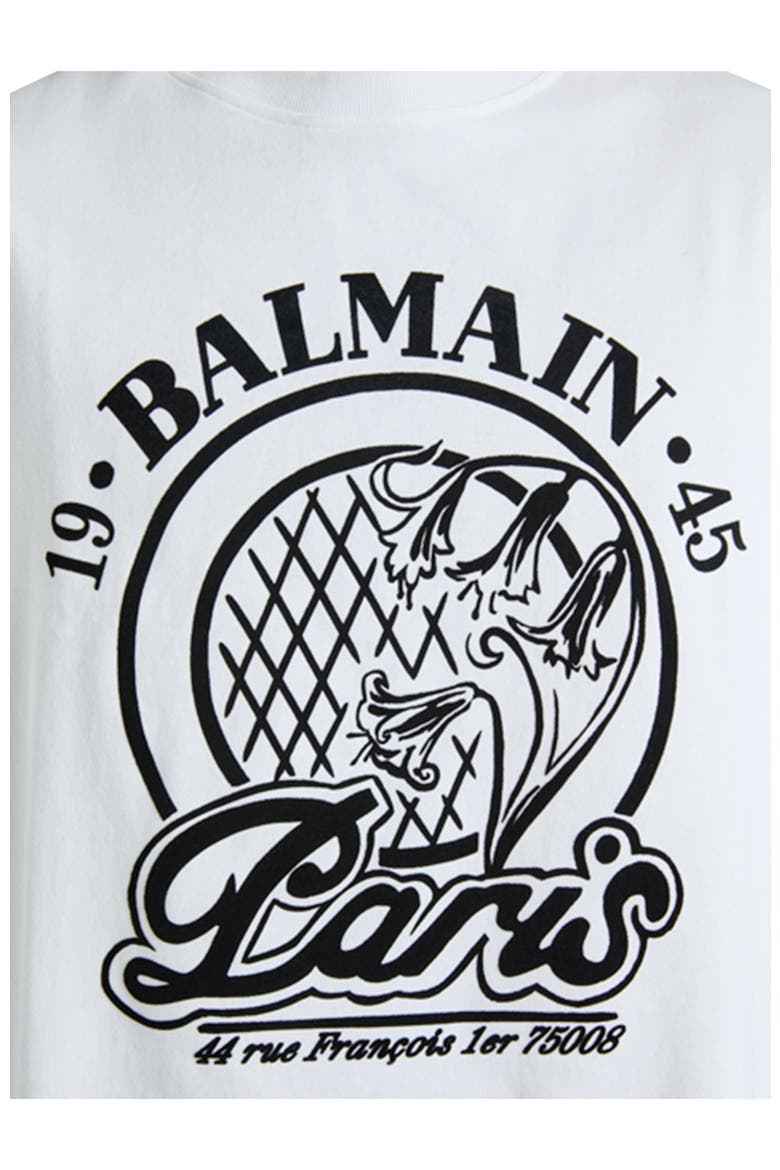 Flocked Balmain Quilted tank top, Alternate, color, white