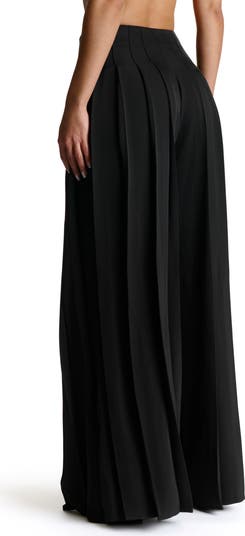 Pleated Wide Leg Pants