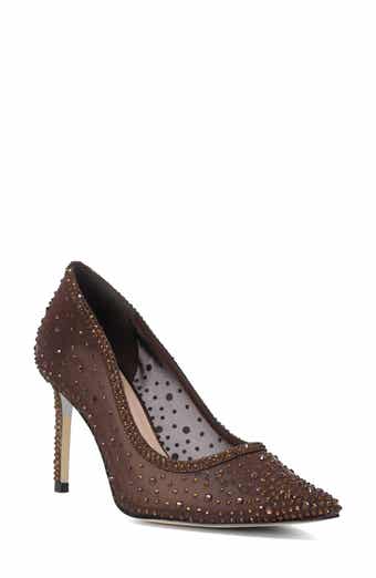 Blingg Crystal Pointed Toe Pump