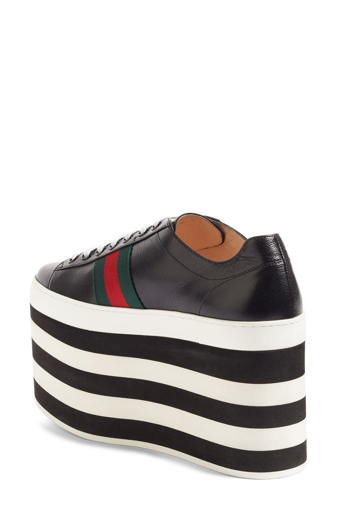 Gucci Peggy Platform Sneaker, Alternate, color, 