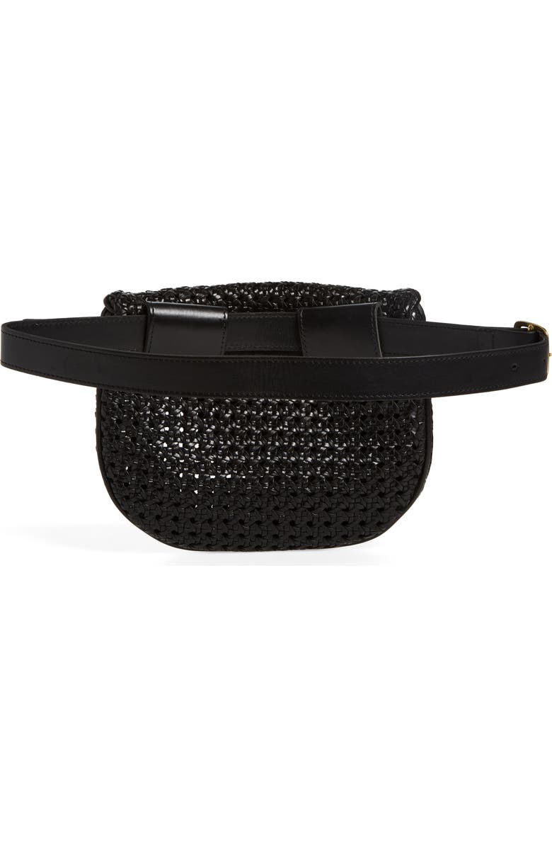 Clare V. Woven Leather Belt Bag, Alternate, color,