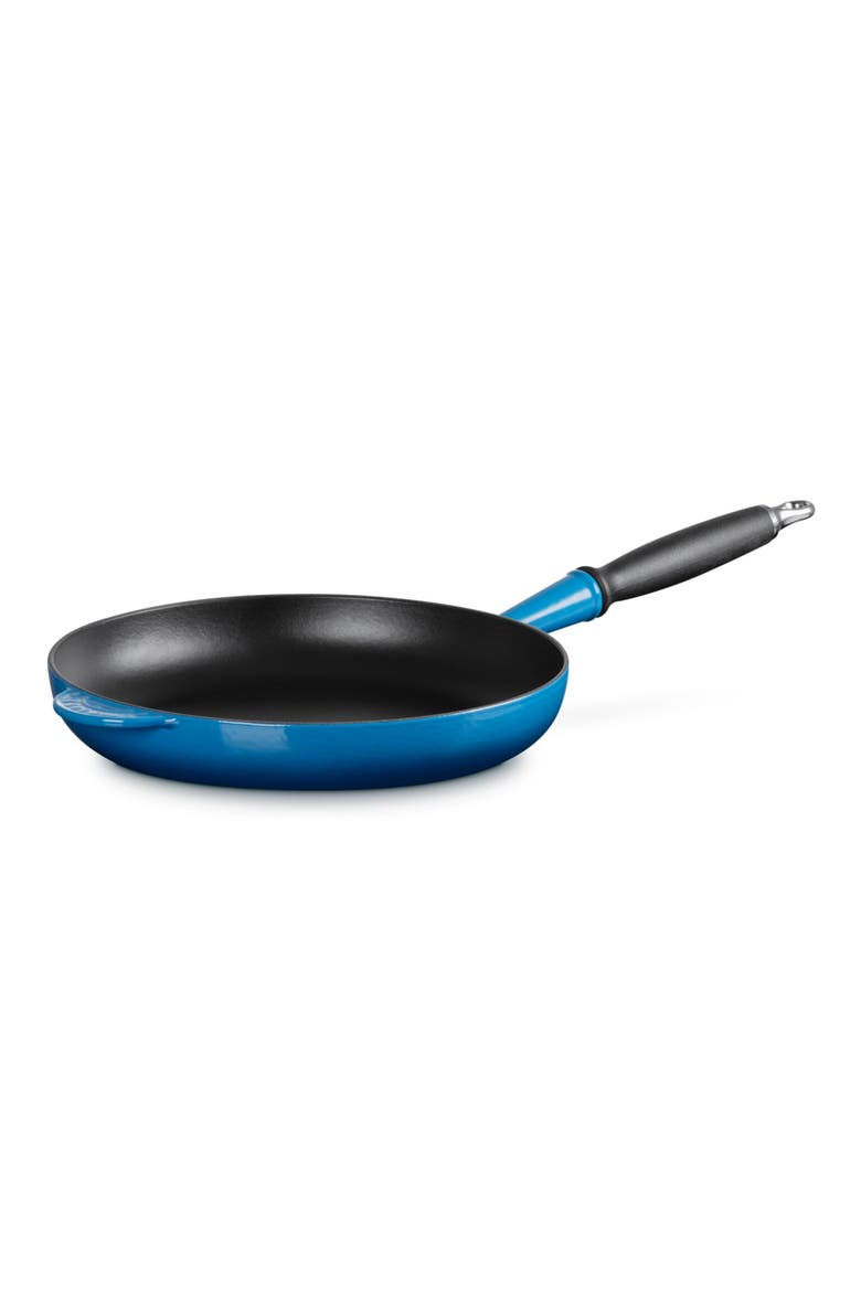 Enameled Cast Iron Fry Pan with Phenolic Handle, Alternate, color, MARSEILLE