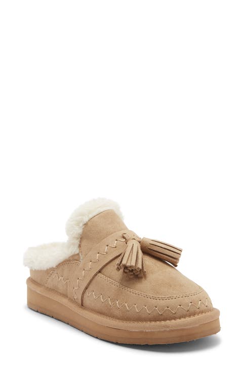 Flory Faux Shearling Clog