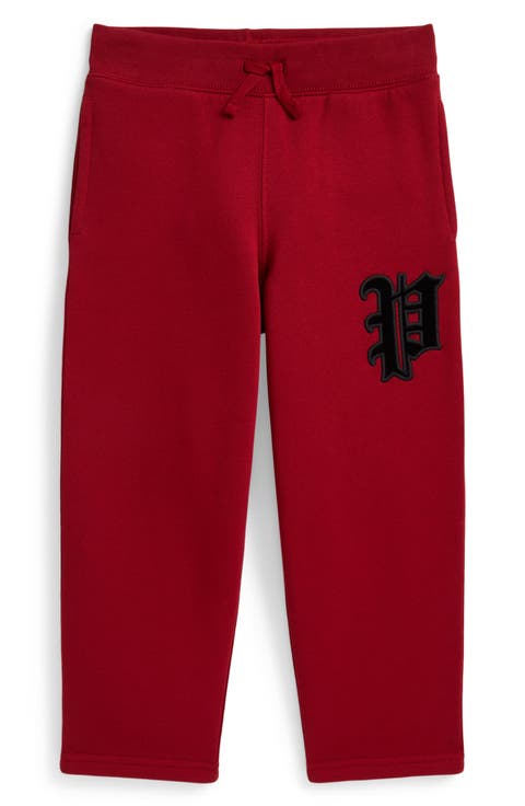 Kids' Velvet Appliqué Fleece Sweatpants