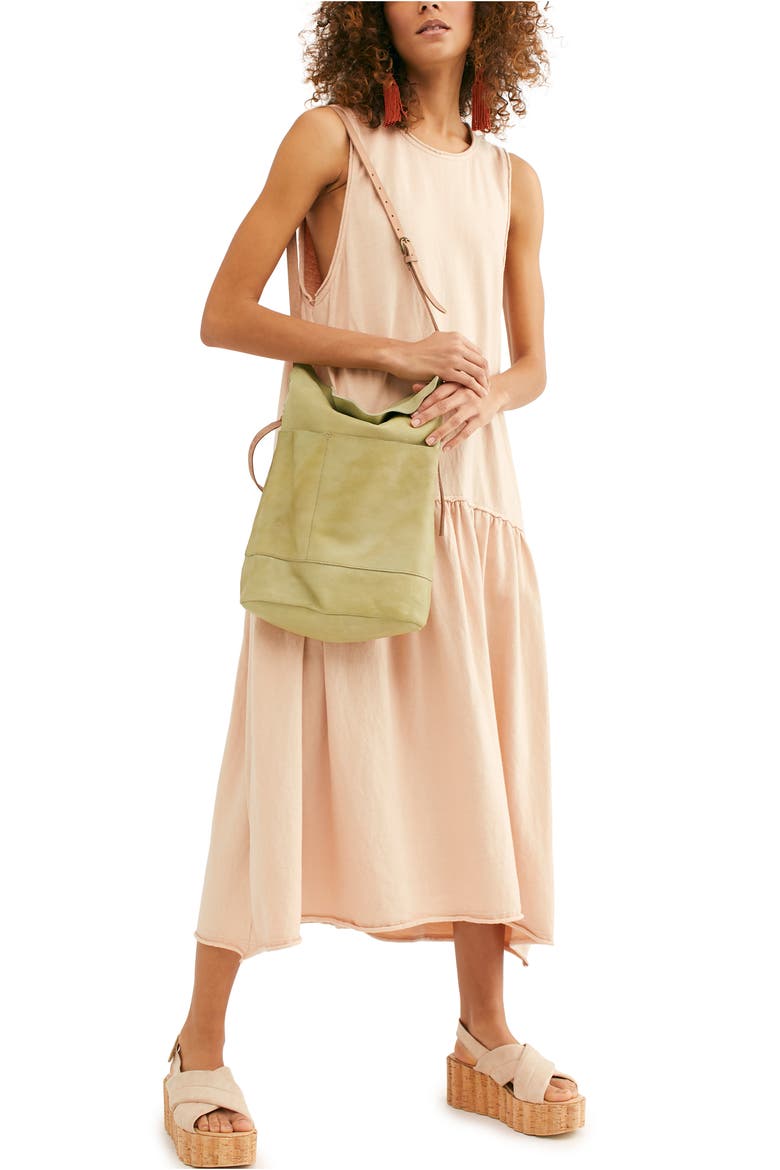 Endless Summer by Free People Drop Waist Midi Dress, Alternate, color, PINK