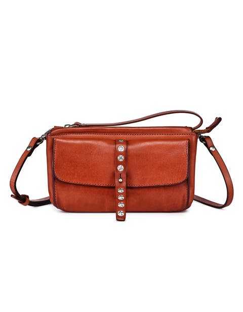 Monarda Genuine Leather Structured Convertible Crossbody