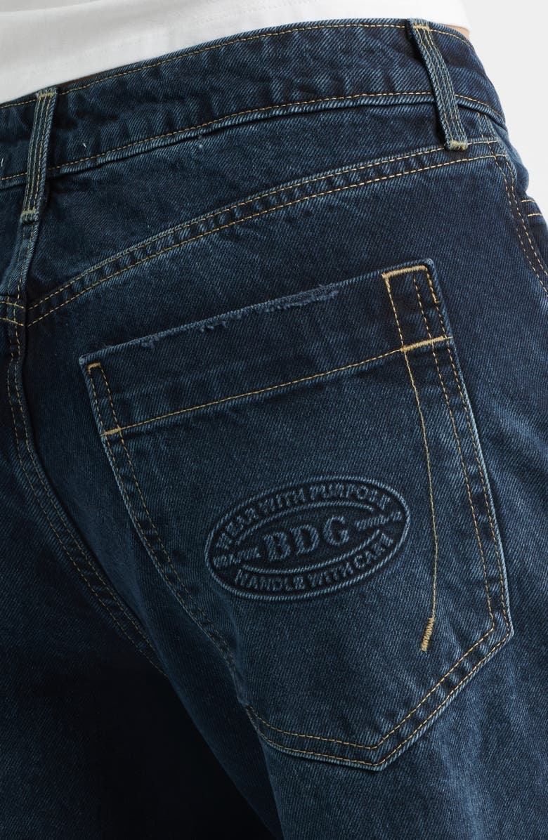 BDG Urban Outfitters Jaya Low Rise Wide Leg Jeans, Alternate, color, Blue Black