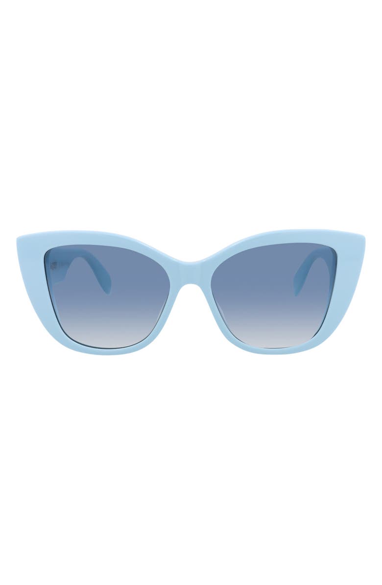 McQueen 54mm Cat Eye Sunglasses, Main, color, 
