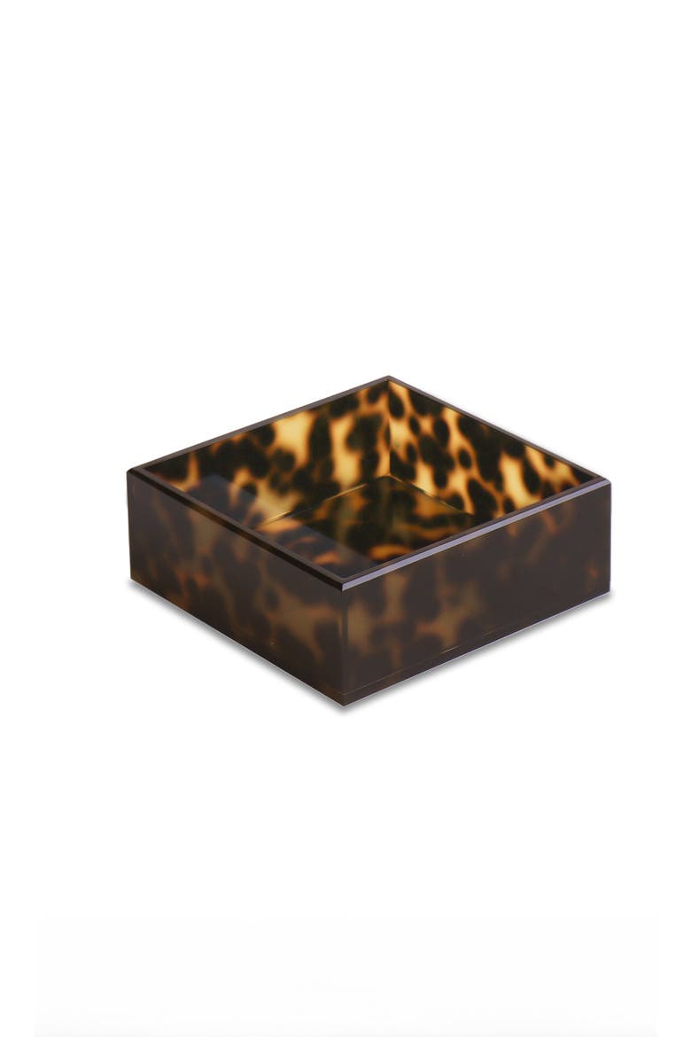 VIDA Acrylic Tortoise Beverage Napkin Holder, Main, color, Tortoise