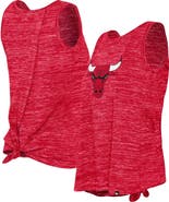 New Era Women's New Era Red Chicago Bulls Space Dye Active Tank Top